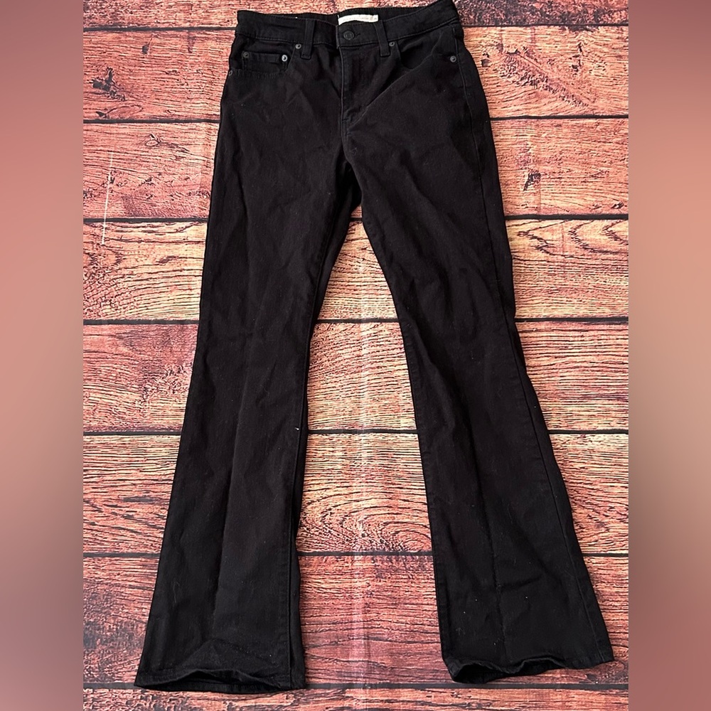 Levi's Black Flare Jeans